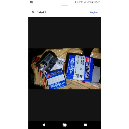 piston tkrj rx king os 0 set