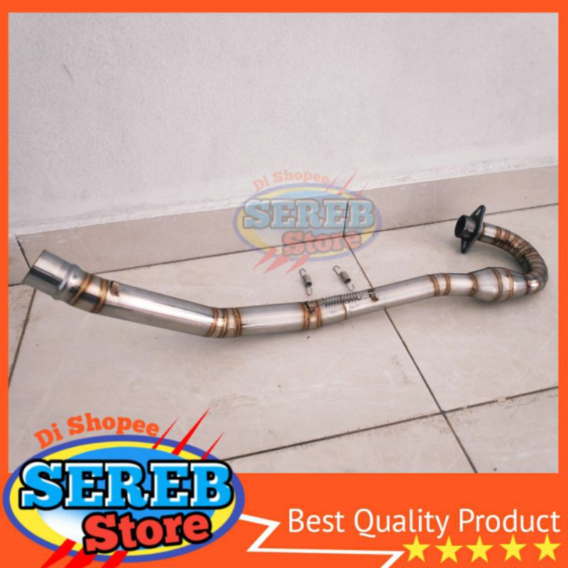 Leher knalpot bore up klx 150 full stainless