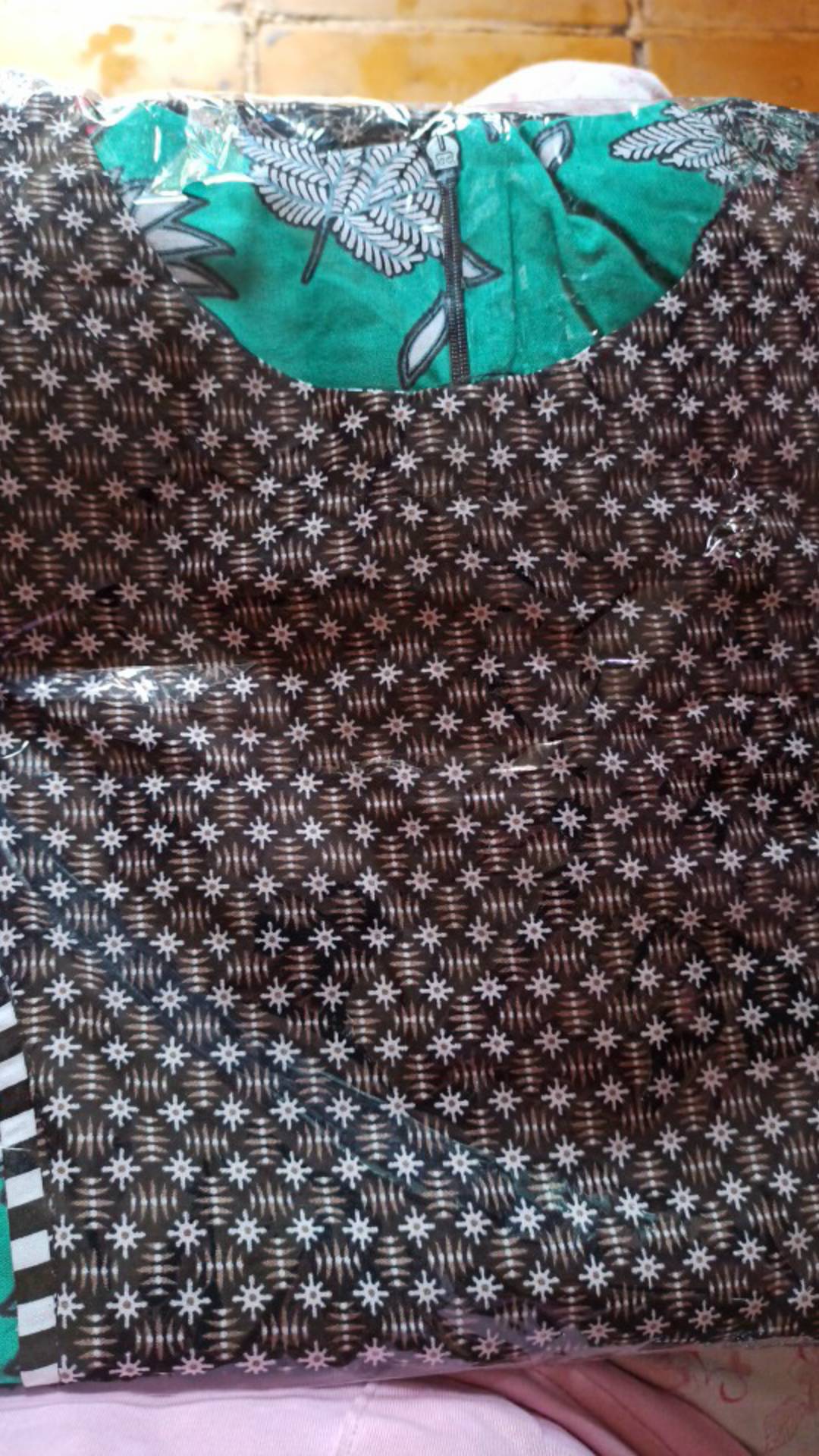 Gamis Batik Wanita Modern Muslimah Jumbo Dress Batik Pekalongan
