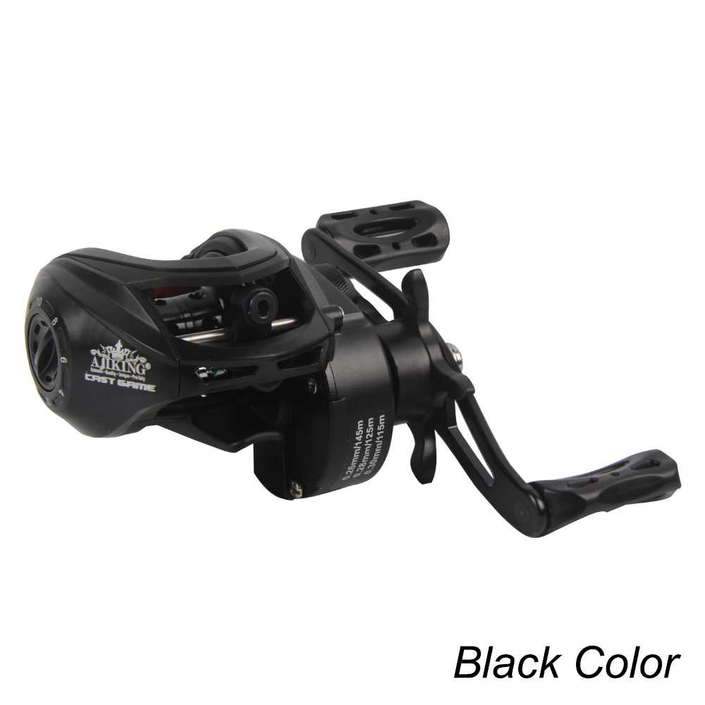 Ajiking Cast Game. Baitcasting Reel. Left Handle