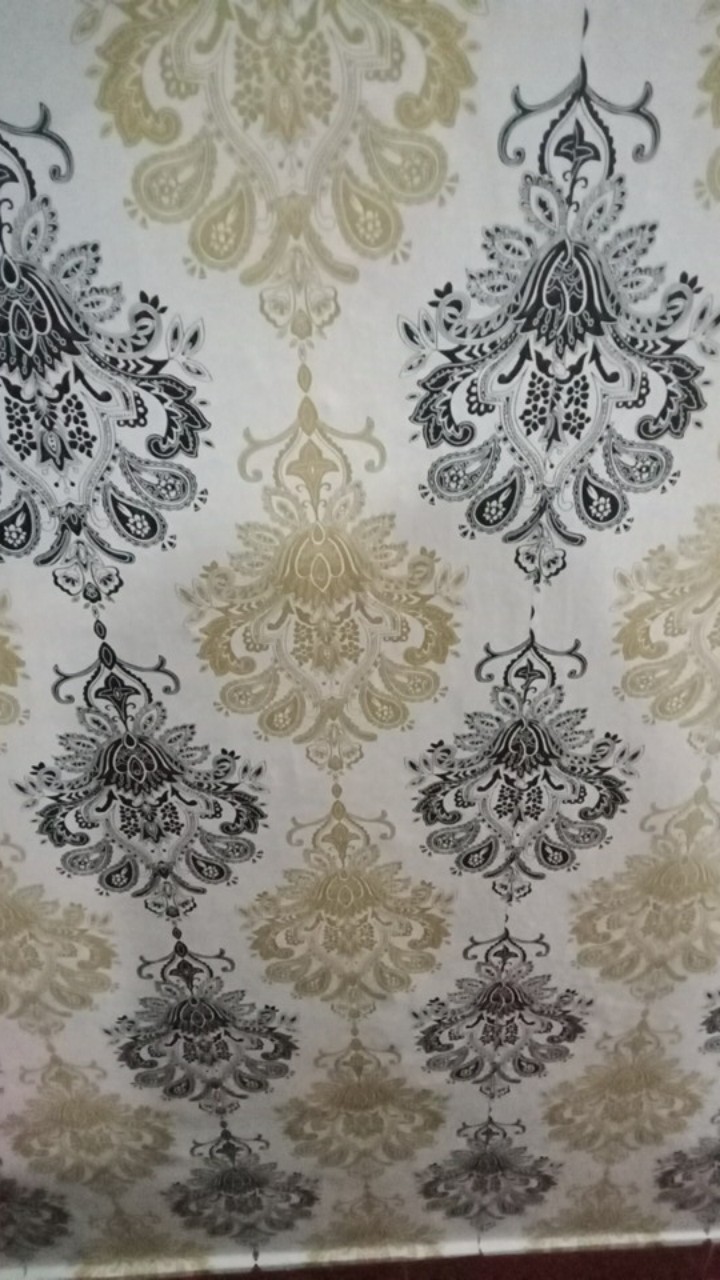 Paling Laku Cod Wallpaper Dinding 10m Motif Batik - Black & White Wave Line Walpaper