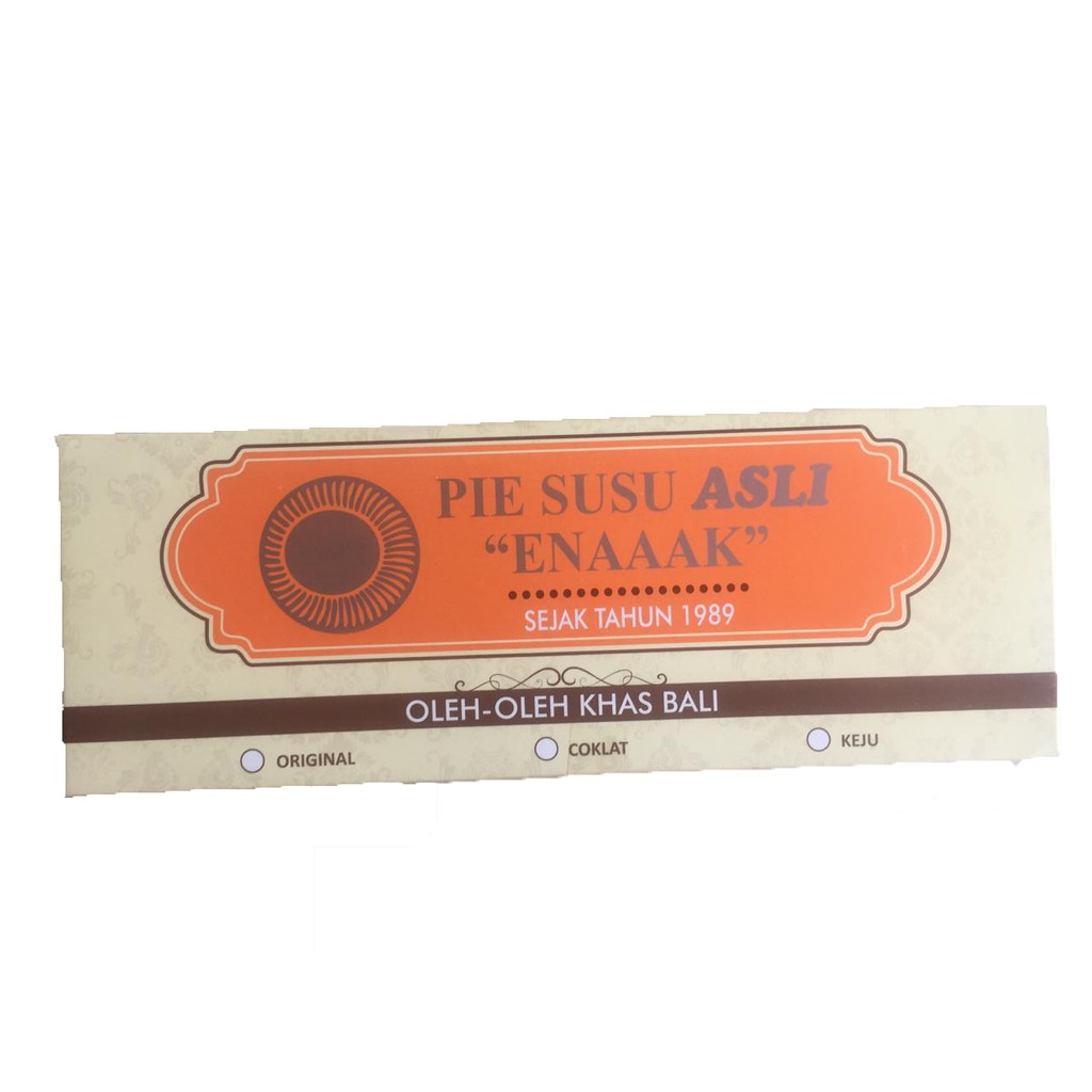 

PIE SUSU ASLI ENAAAK