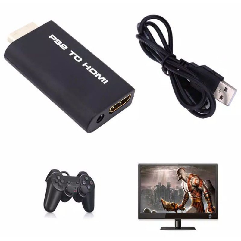 Ps2 To HDMI Adapter Converter Video AV Audio Playstation 2  Ps 2 To HDMI Adaptor Converter Ps2 HDMI