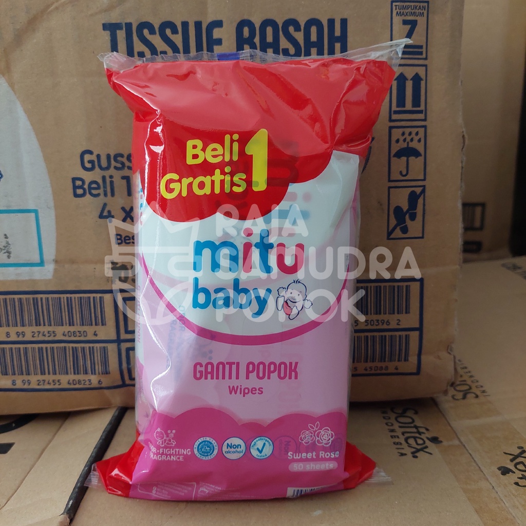 TISU BASAH MITU BABY BELI 1 GRATIS 1