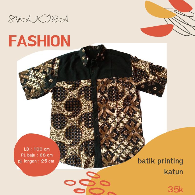 Hem batik anak laki