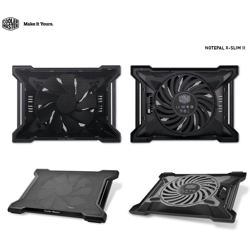 Cooler Master Notepal X-SLIM II | Notebook Cooler Fan | Cooling Pad | Laptop Cooler Fan