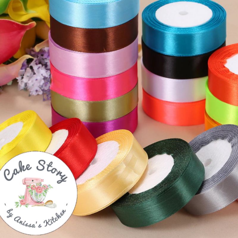 

Pita Satin 1inch (2,5cm) untuk tambahan hampers