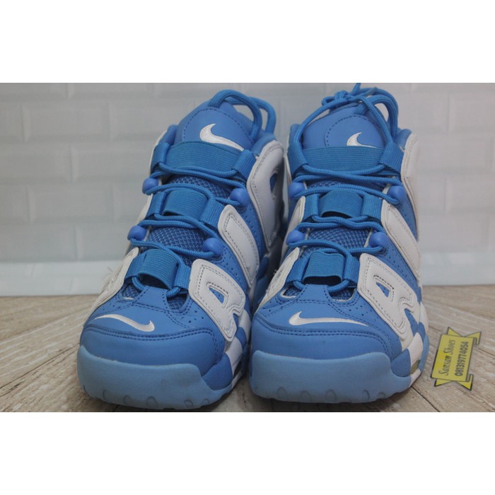 PROMO SEPATU BASKET  Sepatu Nike Air More Uptempo University Blue White  DISKON