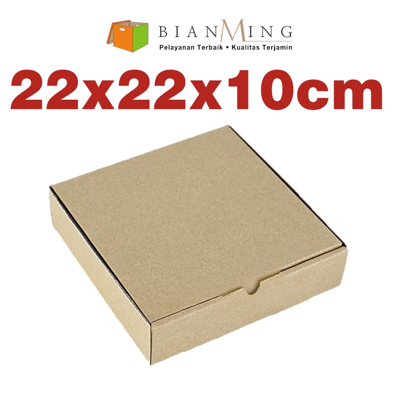 

(BianMing) Kardus Die Cut Box Kotak Packing Aksesoris Baju Makanan GIft bxo Hijab Kue dusbox dus packing kardus box / Box Aksesories ukuran 22x22x10cm