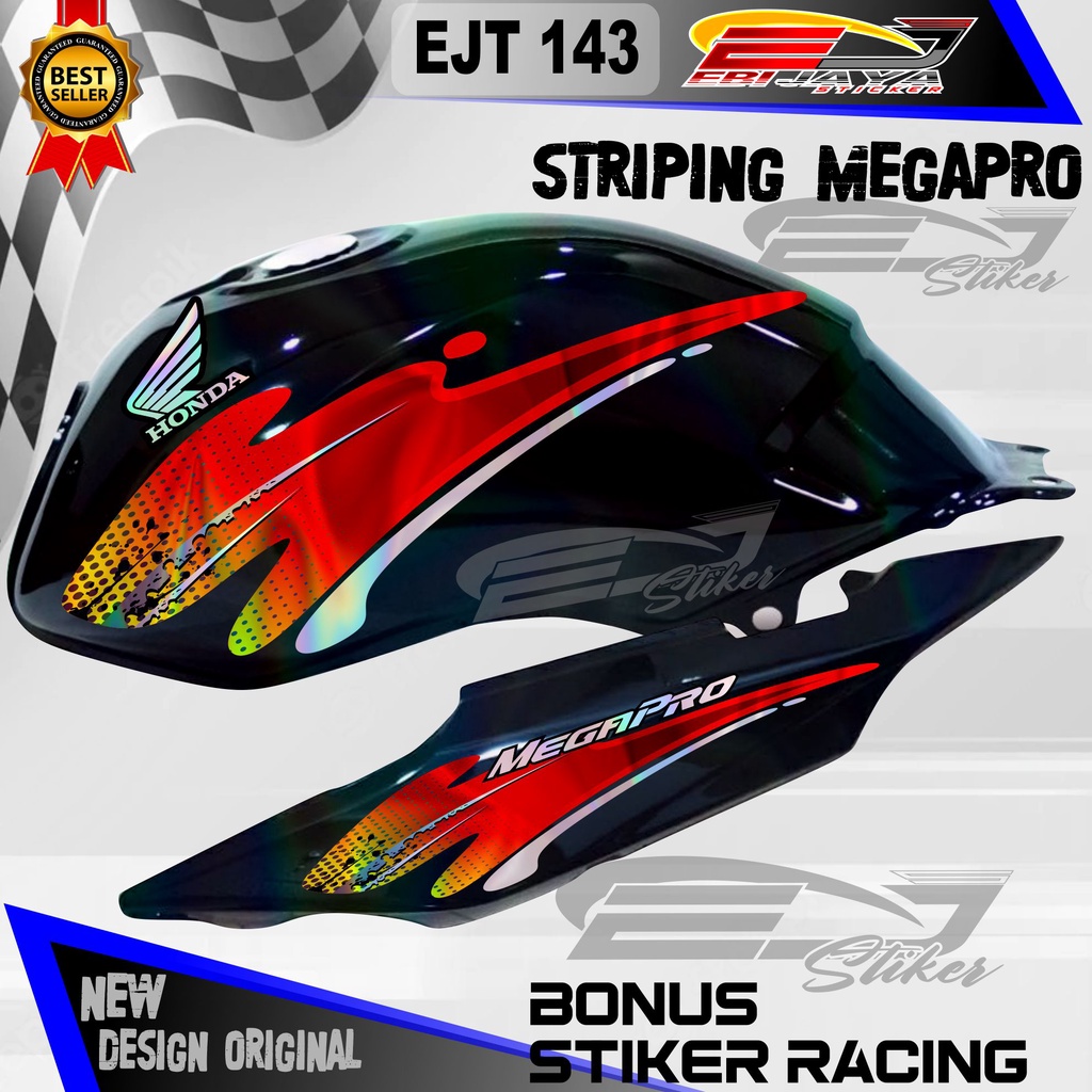 STRIPING MEGAPRO PRIMUS HOLOGRAM STRIPING ORI HOLOGRAM / STRIPING LIS MP MEGAPRO / STIKER MOTOR / ST