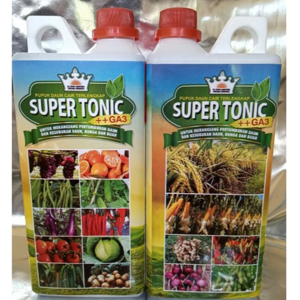 pupuk murah Pupuk Daun Cair Super Tonic + GA3 1 Liter