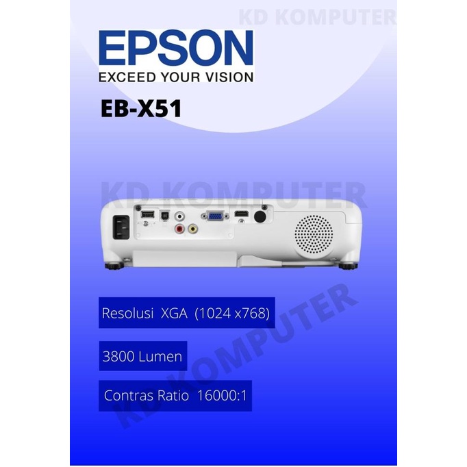 Proyektor EPSON EB-X51