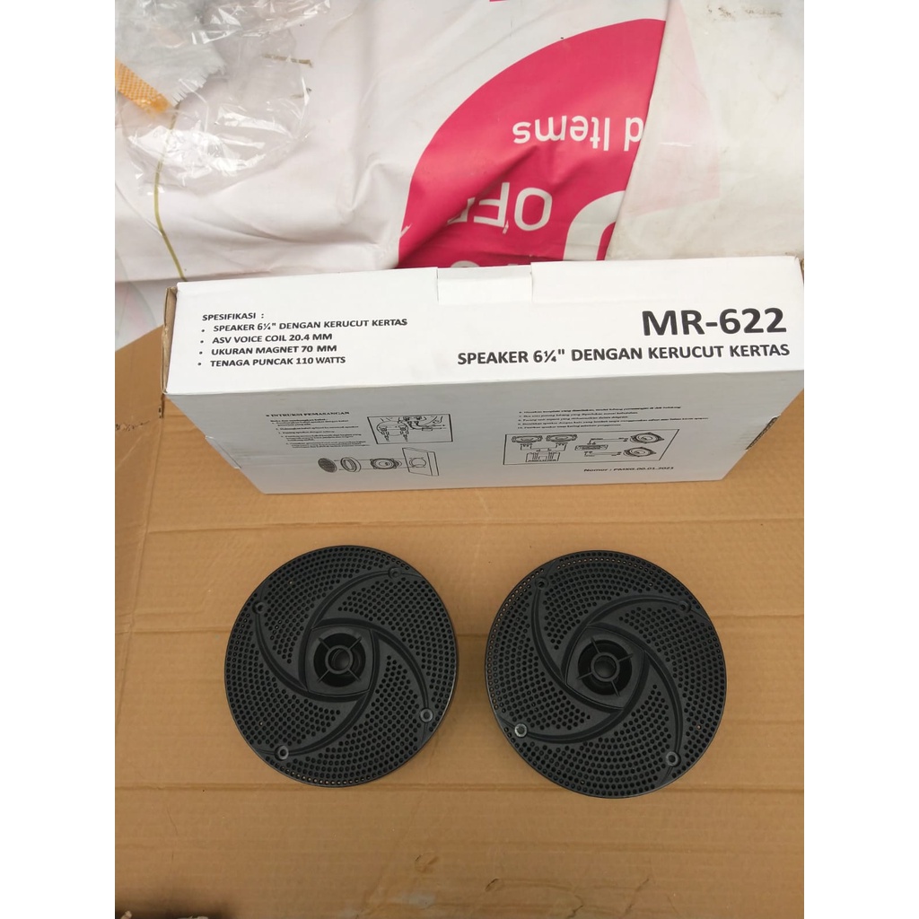 Speaker / Speker Mobil 6,5 inch Universal Speaker Merino MR 622 Speaker Murah Pintu Mobil