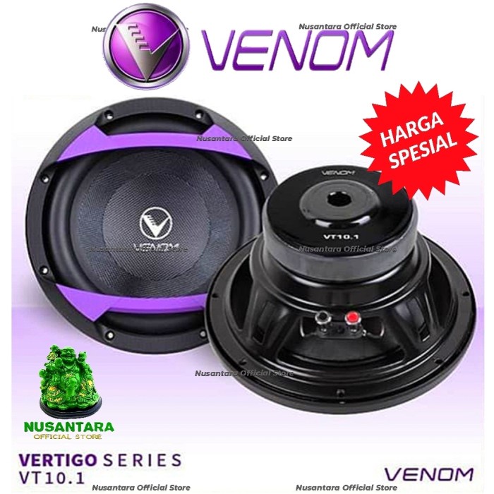 VENOM SUBWOOFER 10 inch VT10.1 VERTIGO SERIES VT 10.1