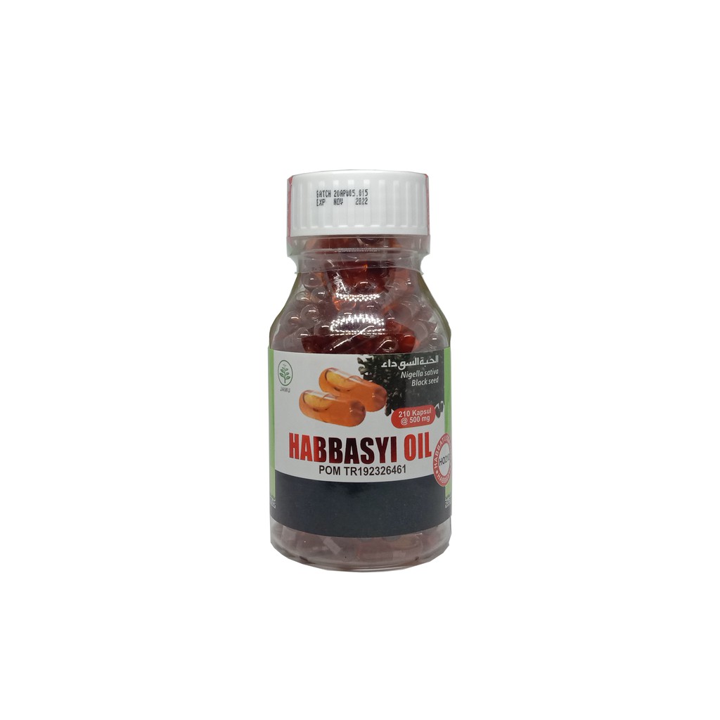 Habbasy Oil HNU 200 Kapsul | Habbatussauda Habbasy Oil 200 kpsl HNU