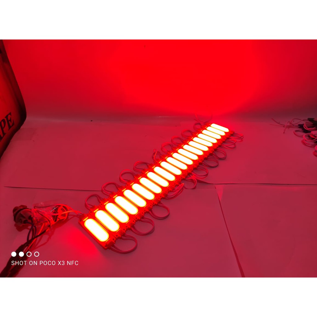 LAMPU LED STRIP COB 6 MATA 3 WATT 12V WATERPROOF VARIASI MOTOR MOBIL