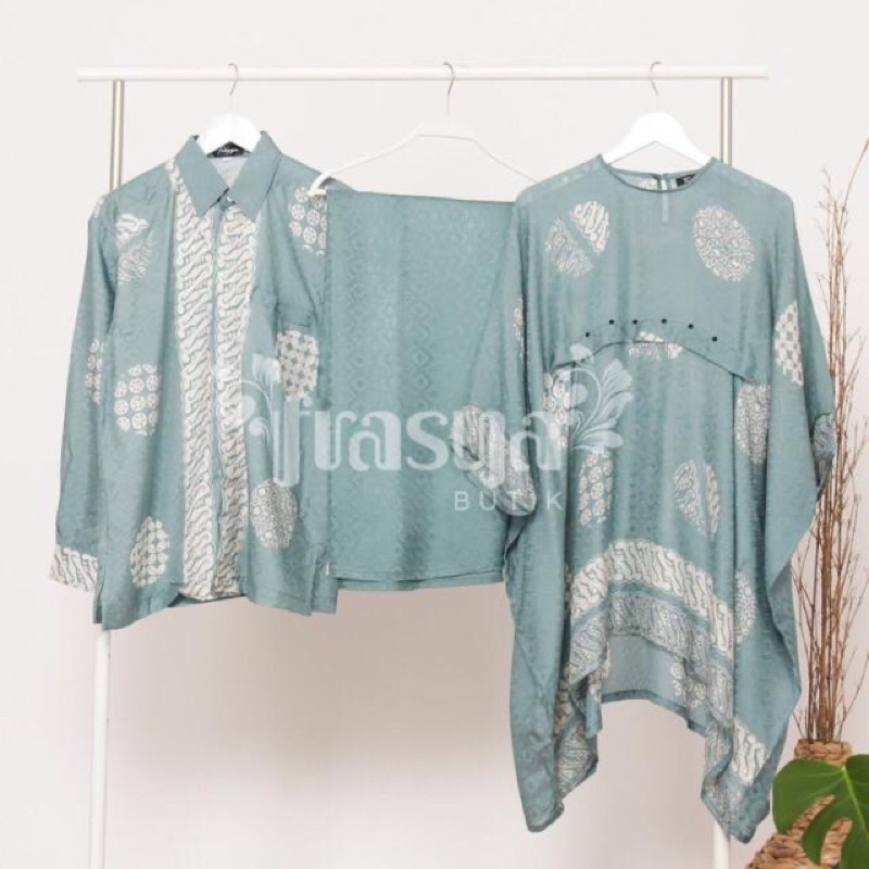 FRASYA BUTIK | SALE TERMURAH Set Dahayu Kaftan Batik Viscose Slampad Truntum Ada Couple