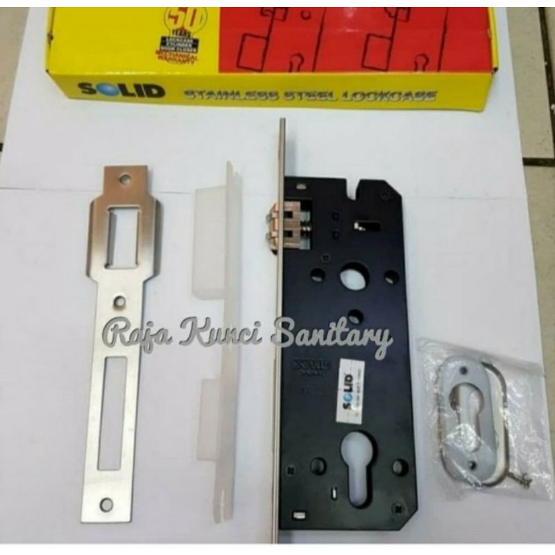 Roller Lockcase/Kunci Pelor/Bodi Solid LC 112 WL 40 US 32 + Cylinder/Stainless/Gold