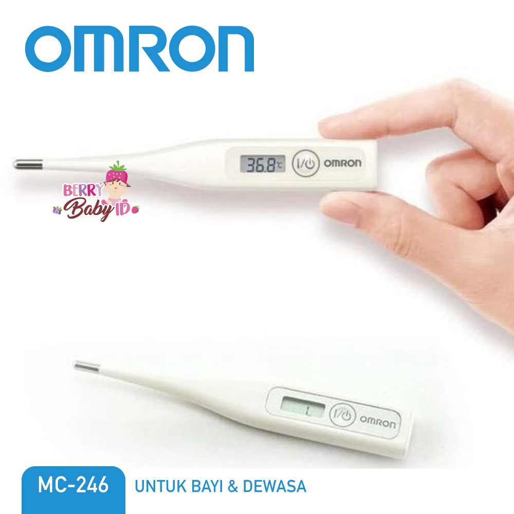 Omron Digital Thermometer Termometer Bayi MC-246 MC246 Berry Mart