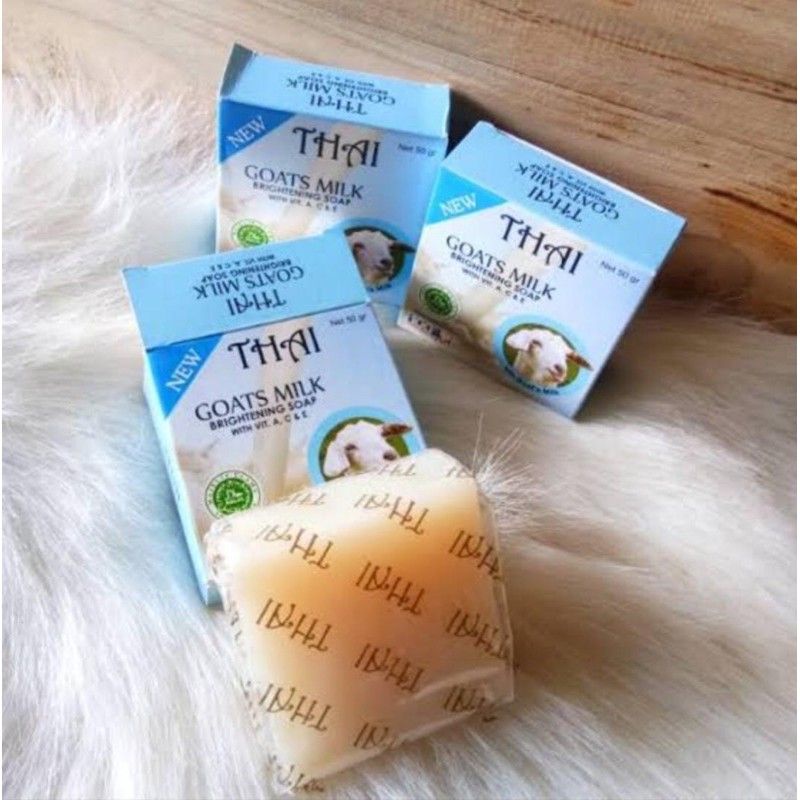 Medan Termurah + BPOM Sabun kulit sehat susu kambing Thai Goats Milk Soap