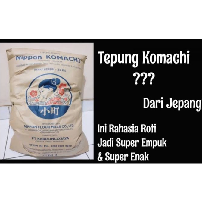 

Tepung Komachi 1kg / Tepung Protein Tinggi / Tepung