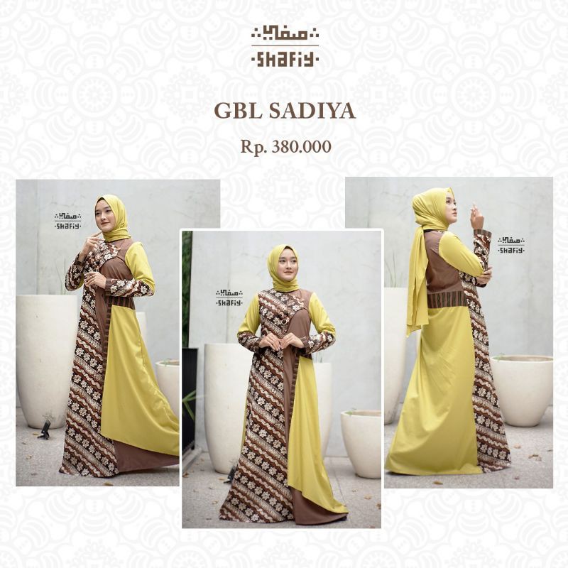 Gamis Etnik Batik Shafiy GBL Sadiya