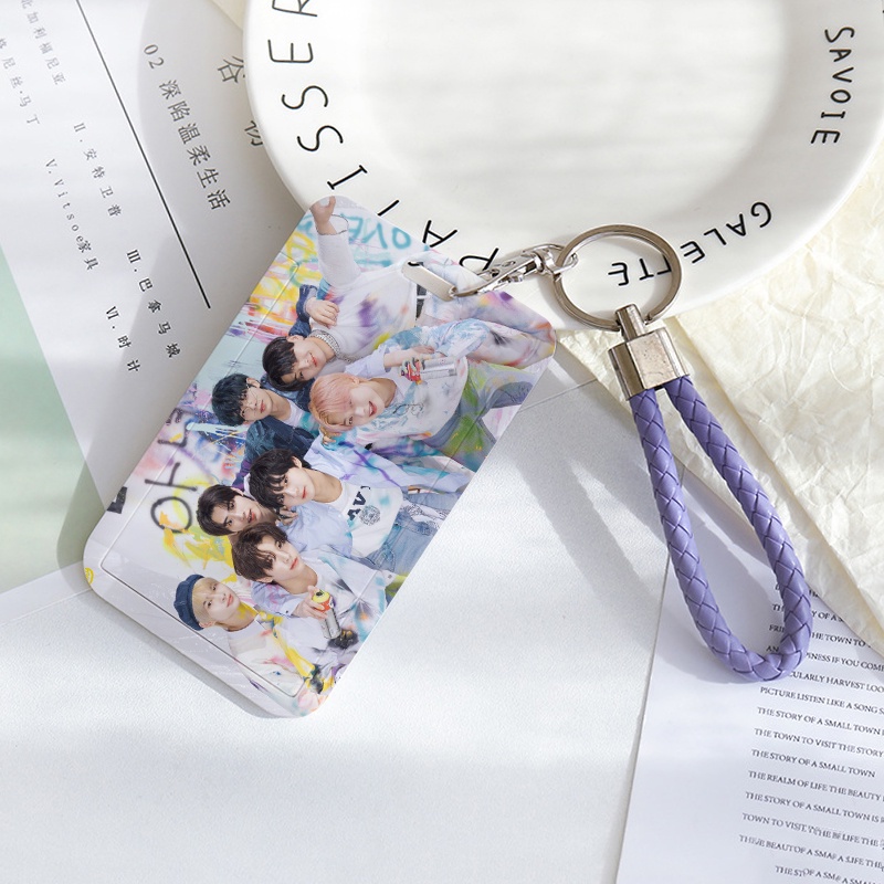 Enhy Holder Kartu Namafoto Motif GGU GGU Lucu Dengan Gantungan Kunci Untuk Pelajar