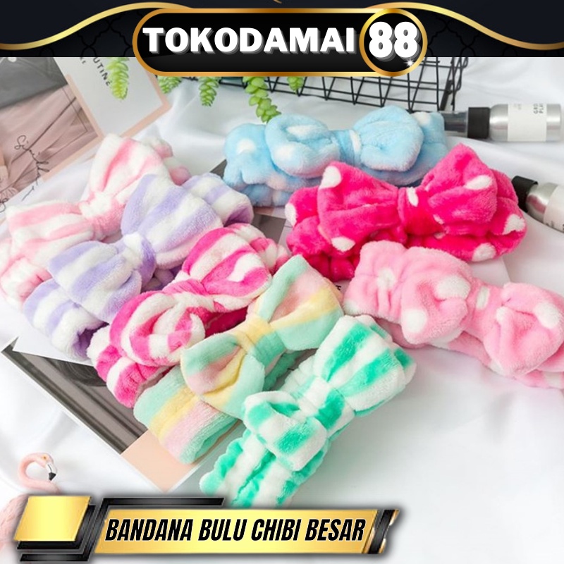 BANDANA BULU CHIBI DANDO BULU CHIBI UKURAN BESAR