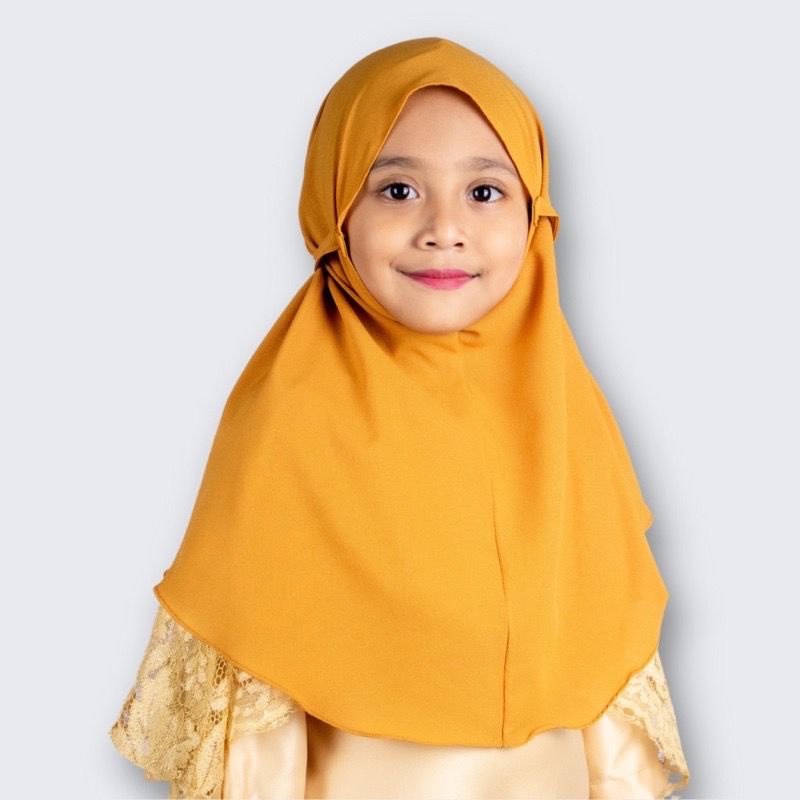 Hijab Tasya Bergo Anak Pusatgrosir_solo/ Bergo Maryam Anak / Jilbab Anak Bergo