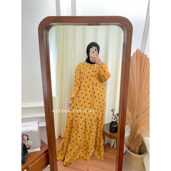 DRESS SHAKILA MOTIF LOVE // SHAKILA DRESS LOVE // DRESS SHAKILA MOTIF