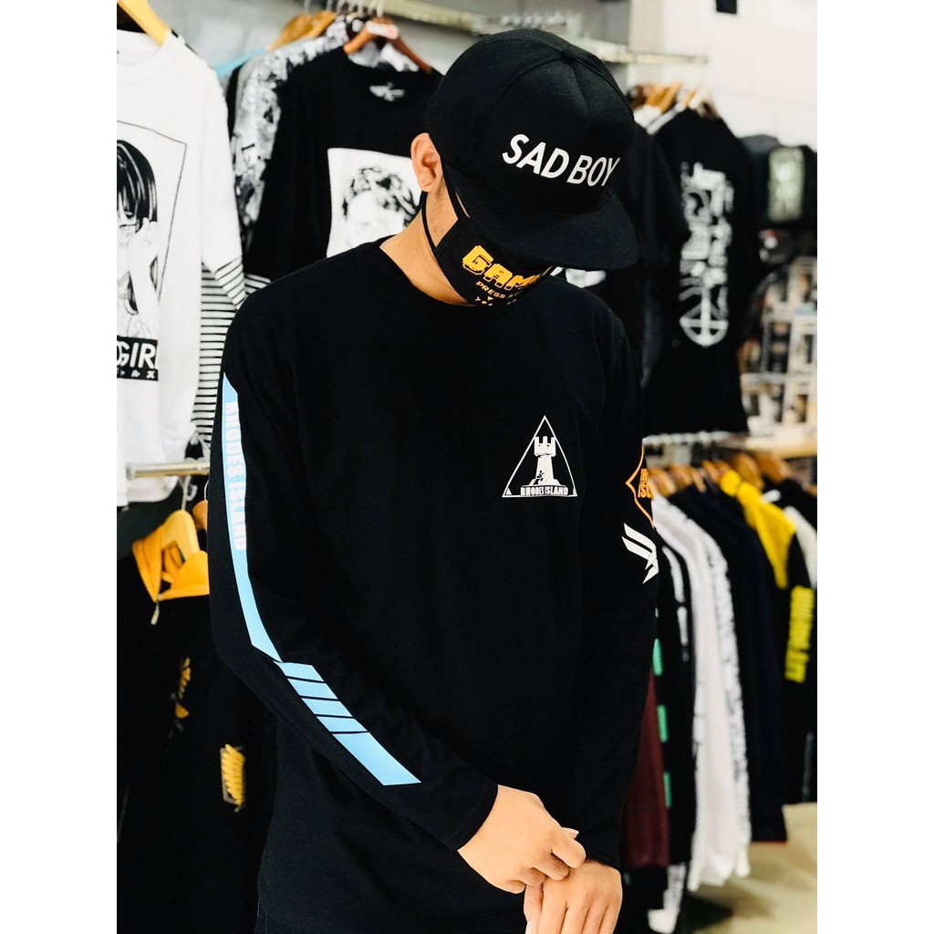 Longsleeve Arknight Rhodes Island Doktah Kaos Lengan Panjang Amiya Texas Premium Unisex