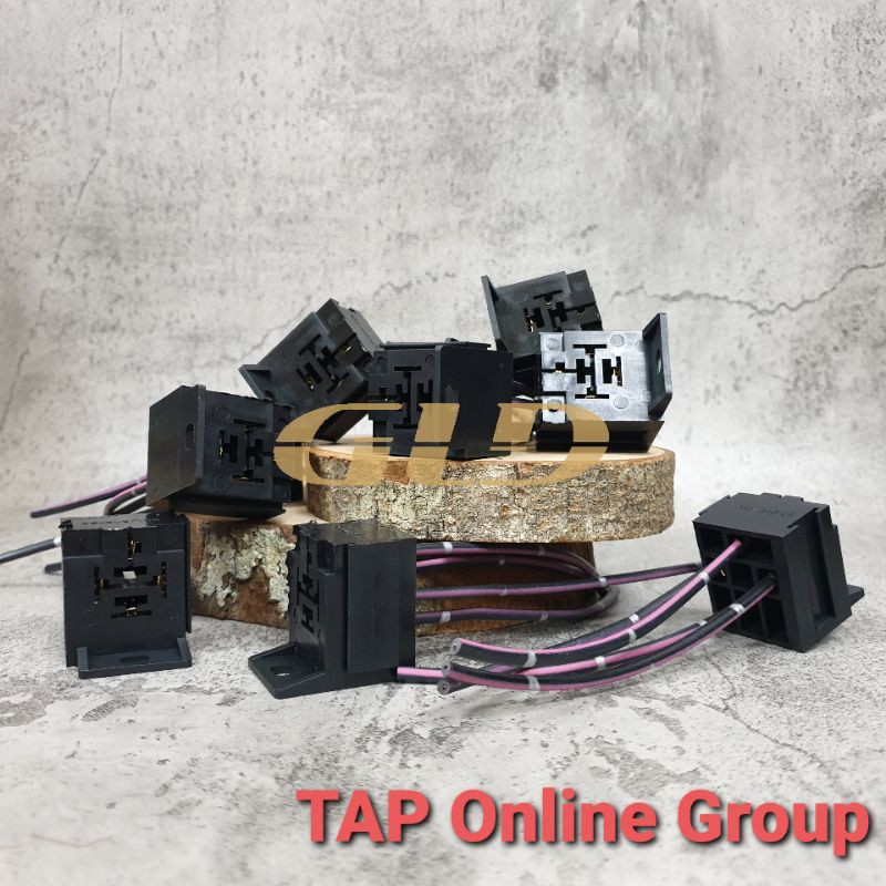 SOCKET CABLE RELAY - SOKET RELAY KLAKSON &amp; LAMPU GANDENG / SUSUN / DUDUK / BANGKU