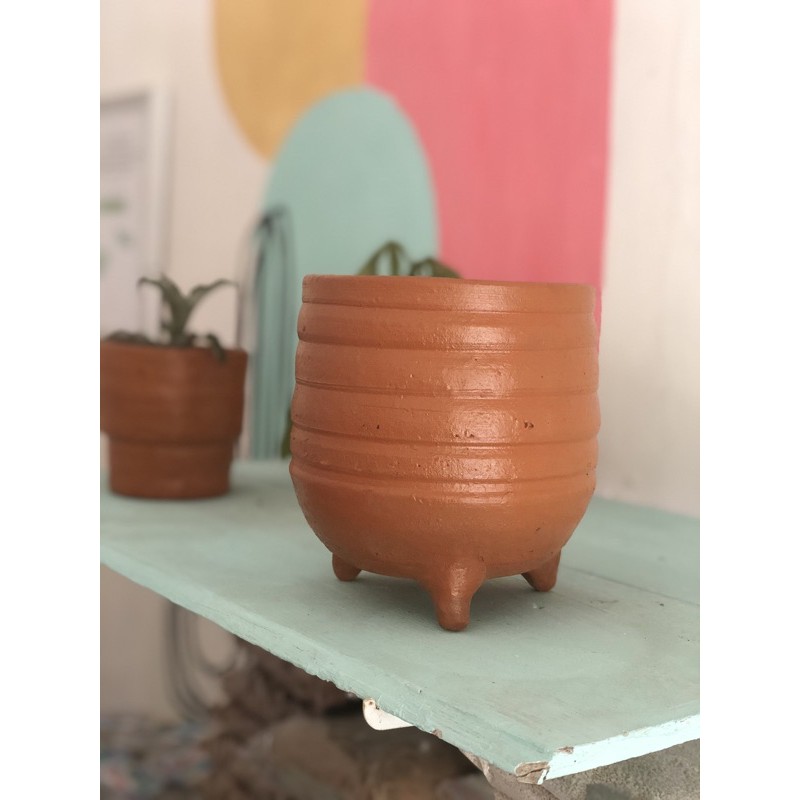 Pot Terakota / Pot Gerabah / Pot Teracotta / Pot Kaki Madu Kecil