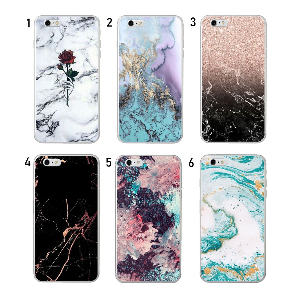 [S06] Soft Case jelly Marble For All Type