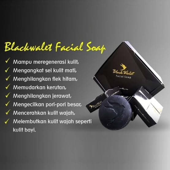 ✨ AKU MURAH ✨[BPOM] Black Walet Soap  / Sabun Walet Hitam