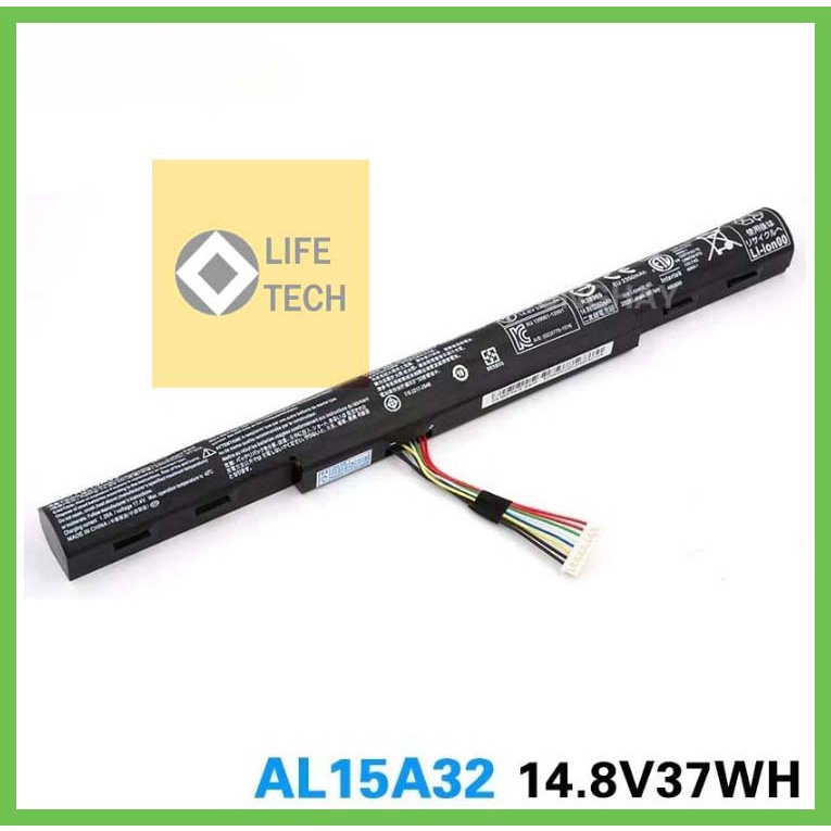 Baterai Laptop Acer AO E5-422G E5-432G E5-472G E5-473G ES1-420 ES1-421 P248-M, P257-M, P257-MG, P258-M, P258-MG, P277-M, P277-MG AL15A32