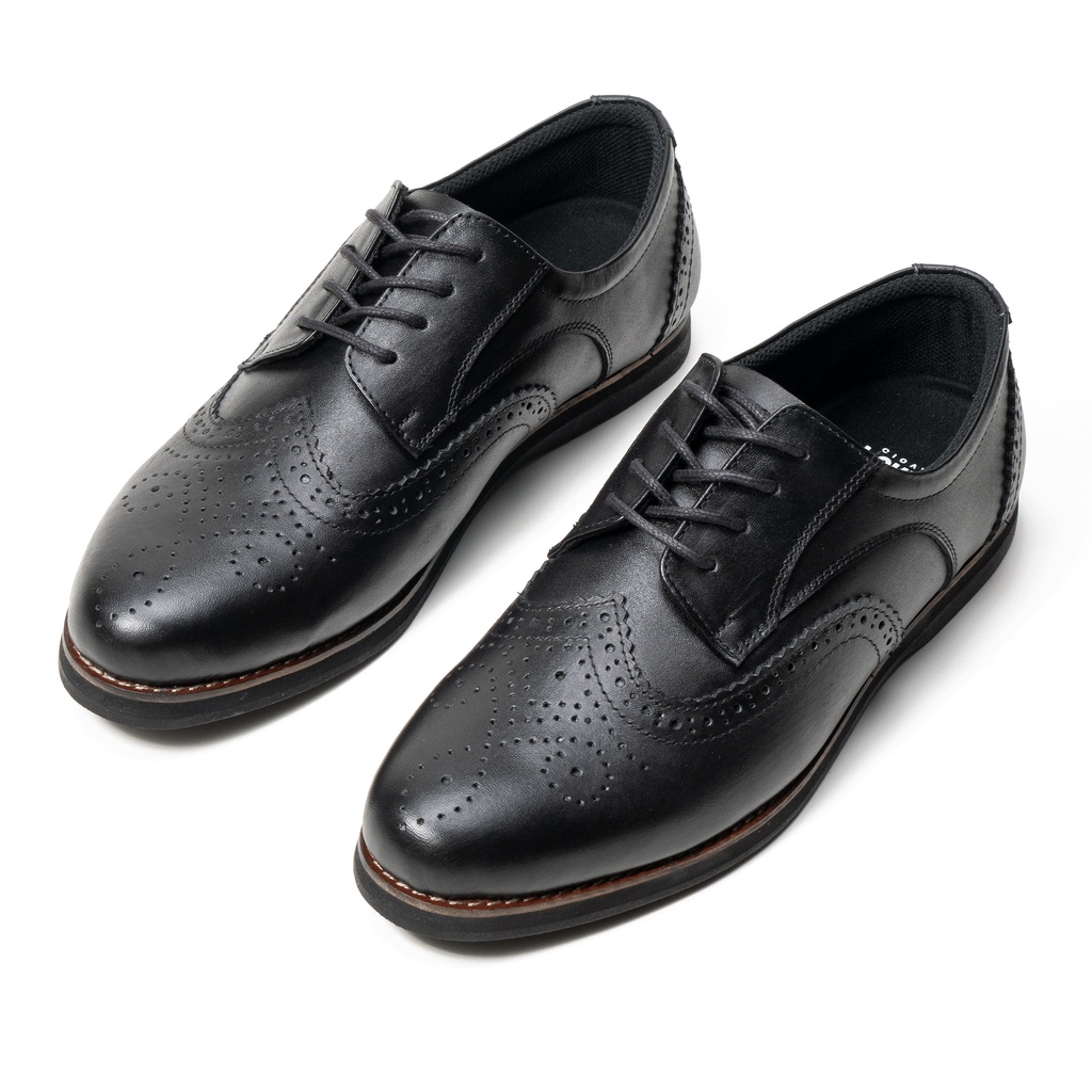 Sepatu Pantofel Pria Formal Oxford Kulit Asli Original Fordza D332