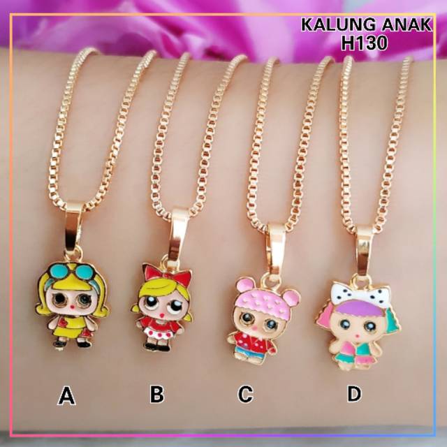 Kalung xuping kalung anak LOL lapis emas gold H130