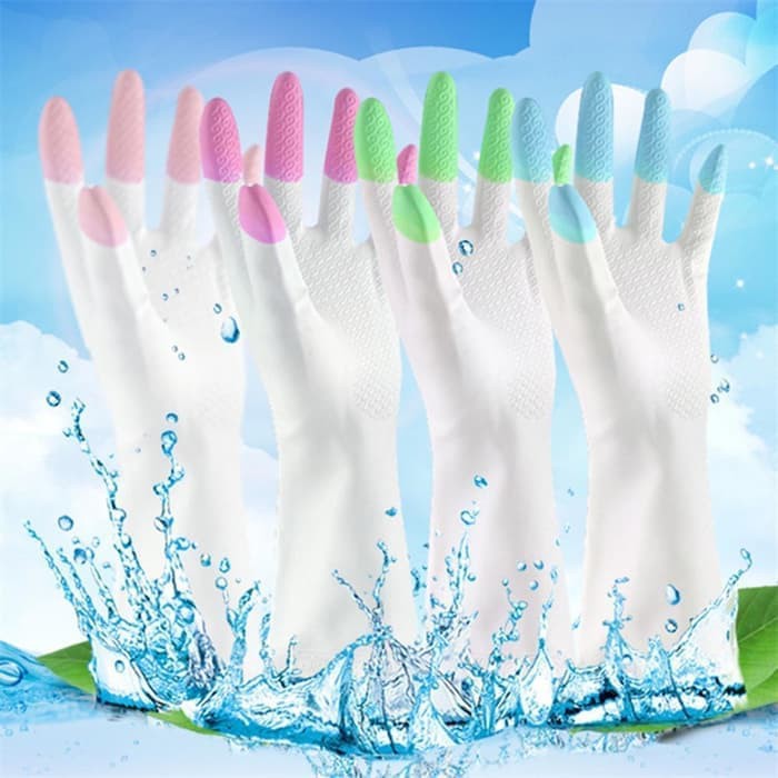 Sarung Tangan Cuci Piring Anti Air / Sarung Tangan Karet