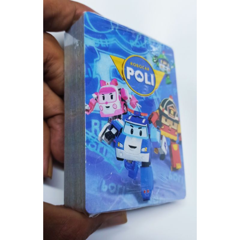 Full Pack Kartu Robocar Poli Hologram +- 54 Kartu