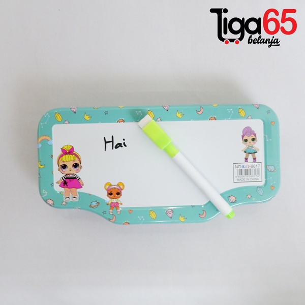 365 PENCIL CASE #40790 Tempat Pensil / Pouch Penyimpanan Besar / Pencil Case Magnet