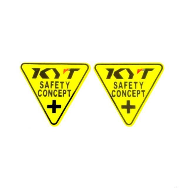  Stiker  Visor Kyt  Safety Concept Stiker Helm KYT  Shopee 