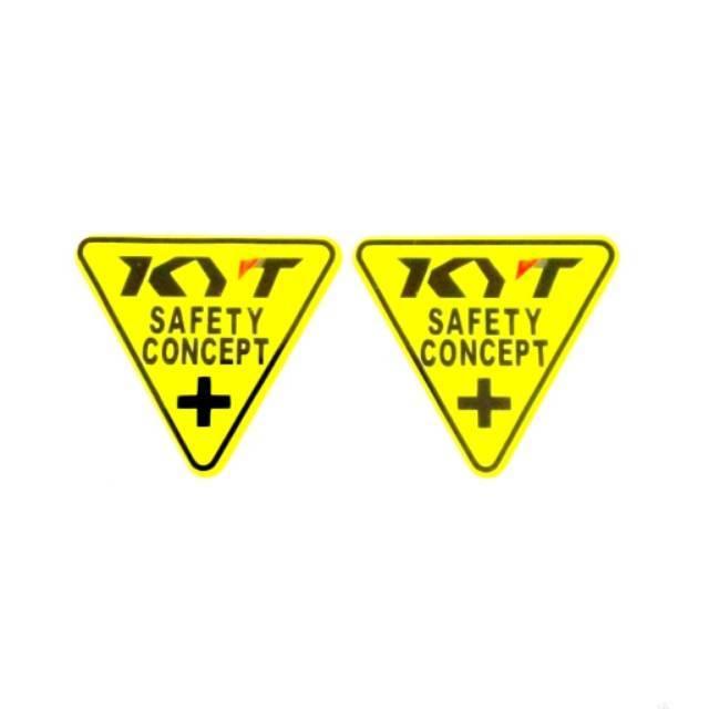  Stiker  Visor Kyt Safety Concept Stiker  Helm  KYT Shopee  