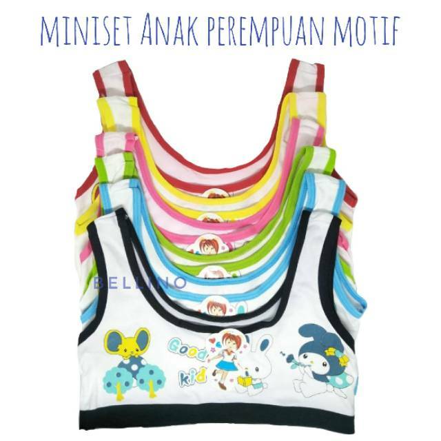 Miniset Anak Perempuan Fashion Anak Motif Lucu / Mini Set Anak Cewek Motif / Pakaian Dalam Anak Cewe