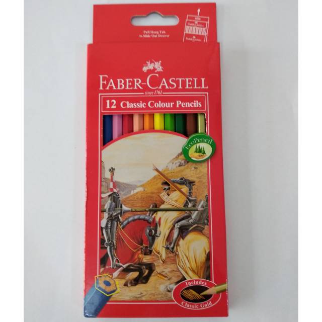 

Pensil warna classic Faber Castell 12 Long