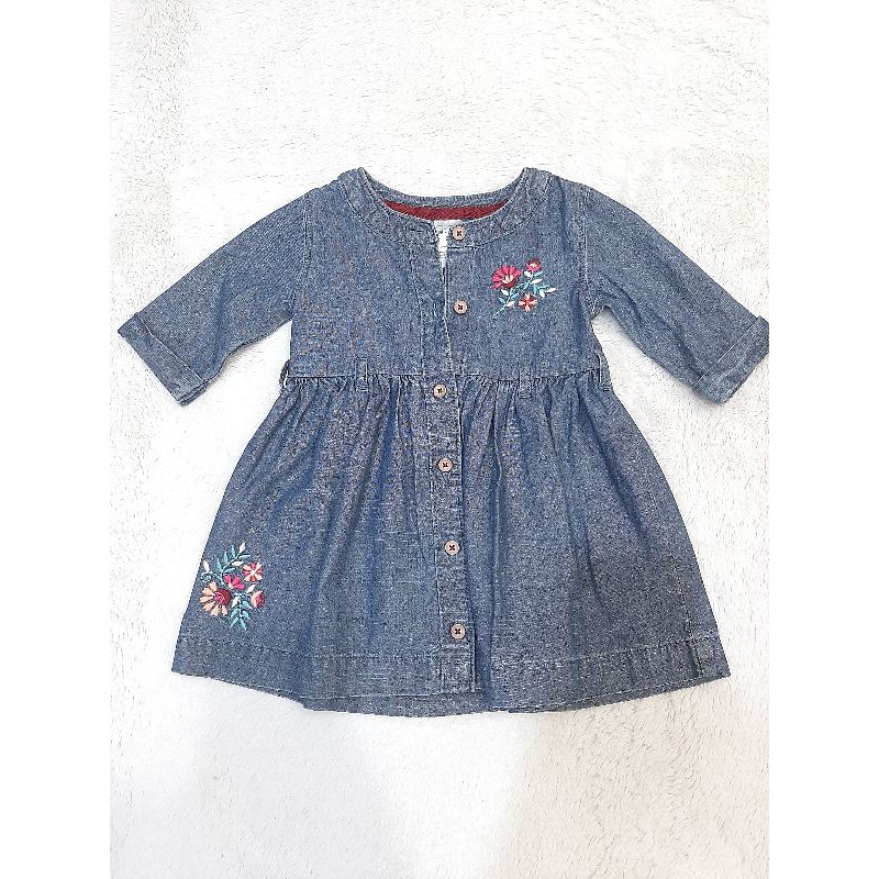 Dress baby soft jeans 6m-9m Carter