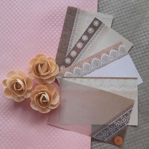 

Note Paper Vintage Journal Message Scrapbook Lace Weaving