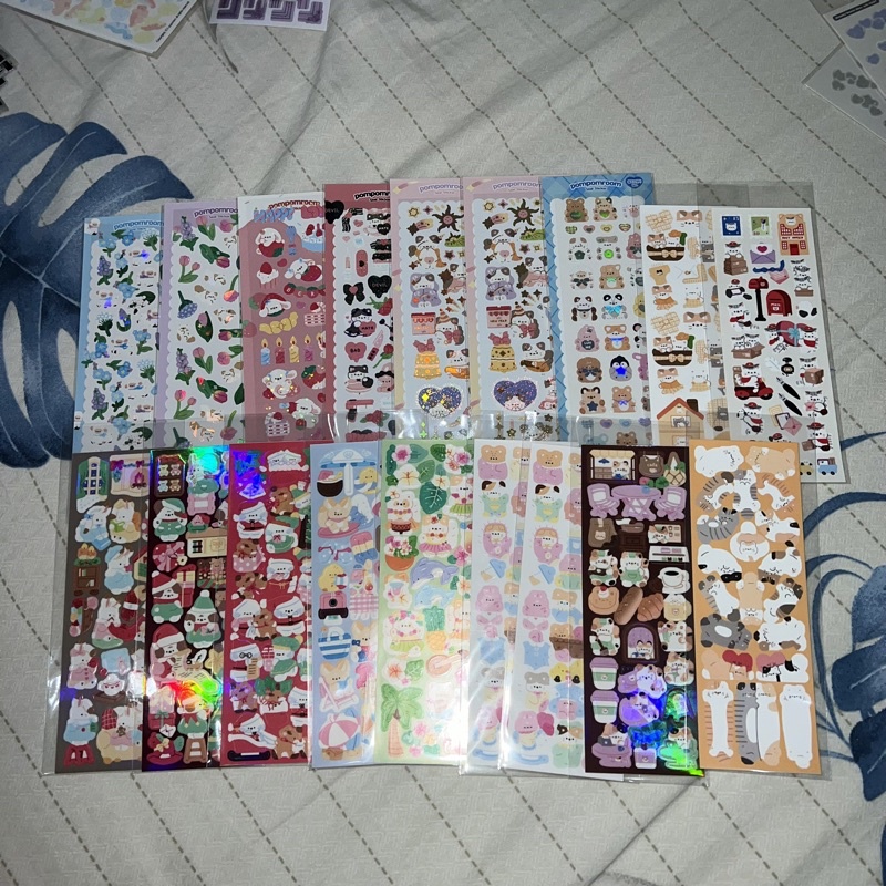 

Pompomroom Official Original Korean Deco Stickers