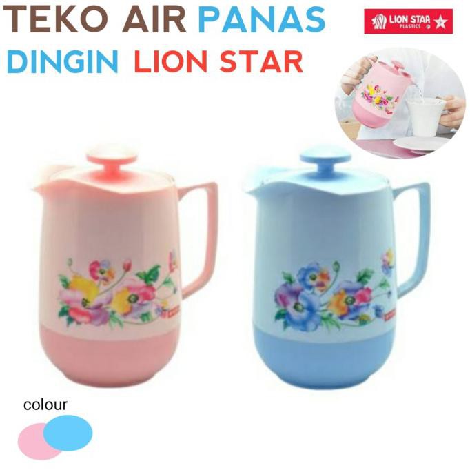 Baru Lion Star Teko Plastik Teko Air Panas Dingin Teko Water Jug - Biru Muda