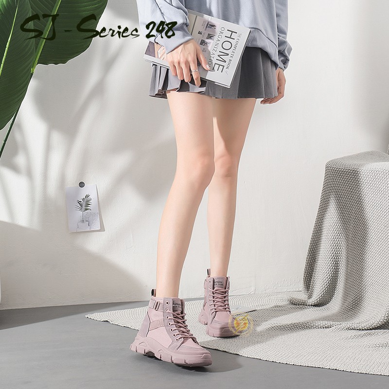 [OOS] Sepatu Sneakers Boots Wanita ROSE Kualitas Import Premium - 248